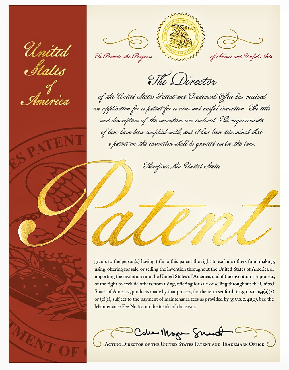 Patent Granted